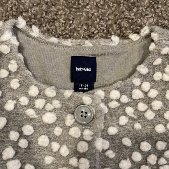 Gap 18-24 poof ball coat - Picture 2 of 3